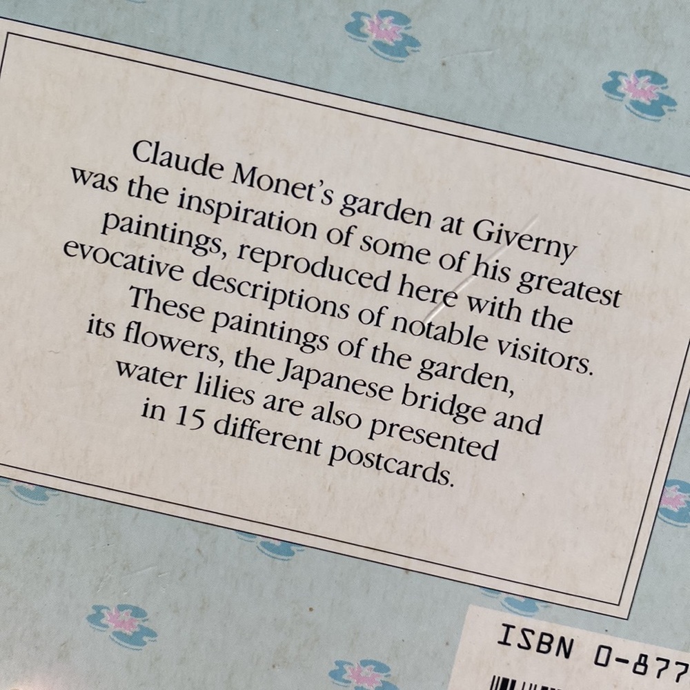 Monet’s Garden Book and Postcards - Picture 7 of 7